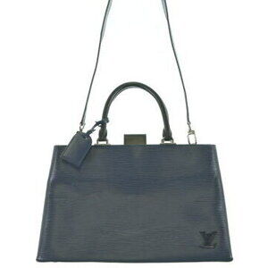 Louis Vuitton Kleber Epi Leather Handbag Black